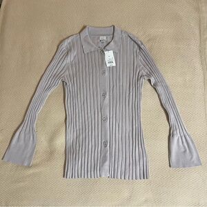 A New Day Ribbed Button-Up Shirt